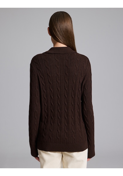 Pierre Cardin Kahverengi Regular Fit Basic Kazak 50331499-vr029