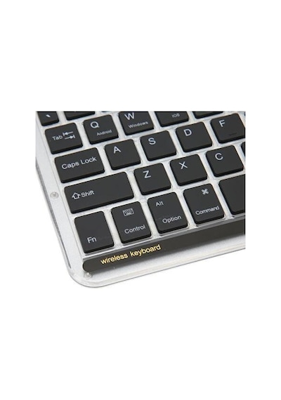 Valkyrie Rgb Bkz-30 7 Renk Bluetooth Şeffaf Türkçe Klavye - Android Apple Uyumlu iOS Windows - Şarjlı - 10 İnç - Multimedia - Ultra İnce Tasarım Bkz30
