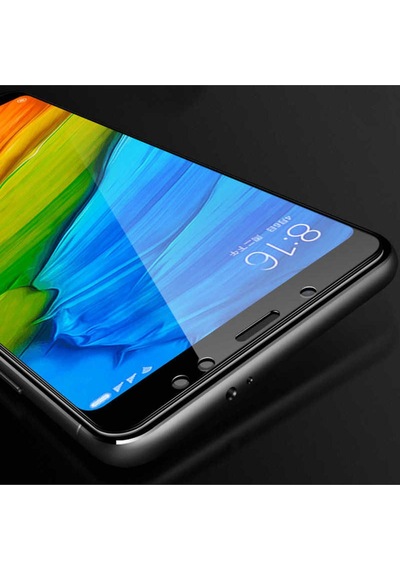 Xiaomi Redmi Note 5 Pro Zore Kenarları Kırılmaya Dayanıklı Cam Ekran Koruyucu