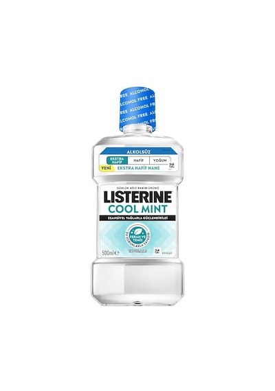 Listerine Cool Mint Alkolsüz Ekstra Hafif Nane Ağız Bakım Suyu 500 Ml