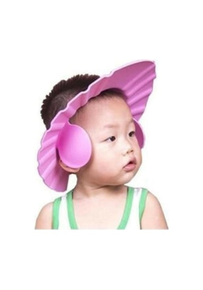 Tineke Bebek Banyo Şapkası -kulaklıklı Pembe Çok Renkli
