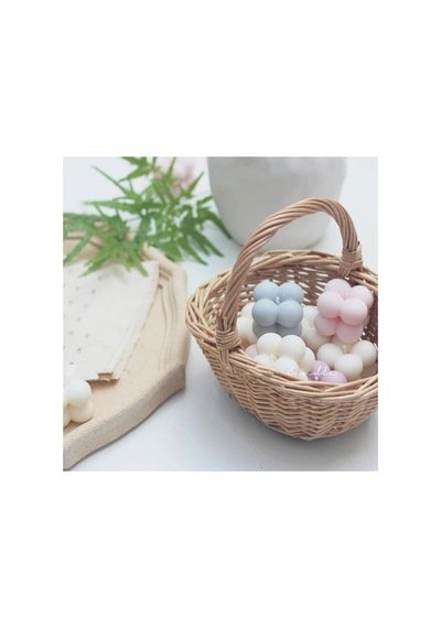 Bubble Mum Silikon Kalıbı 3d Mini Çoklu Bubble Kalıbı Bakeware 15'li Beyaz