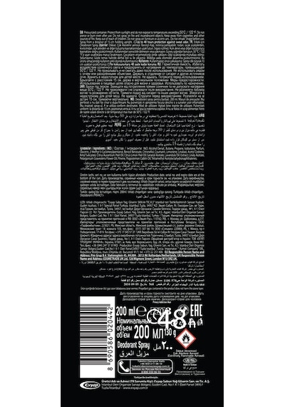 Privacy Man Addiction 48H Erkek Sprey Deodorant 6 x 200 ML