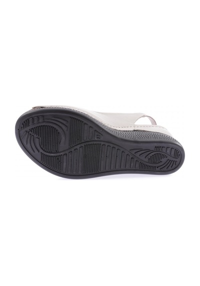 Dgn 6155 Kadin Bilekten Bağli Kalin Taban Sandalet 6155-2106-R1796 Taş