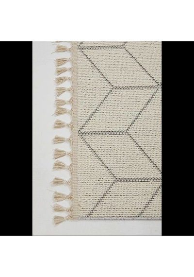 Hoom Rugs Bukle 1407 Beyaz İskandinav Halı