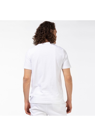 Puma Ess Logo Erkek Beyaz Bisiklet Yaka T-shirt - 586666 Beyaz