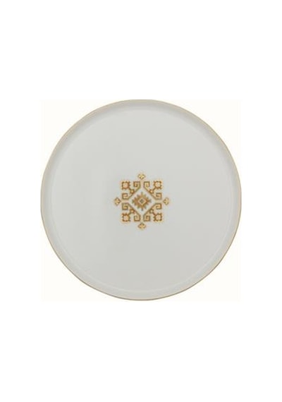 Porland Arabesque Desen1 Düz Tabak 21cm