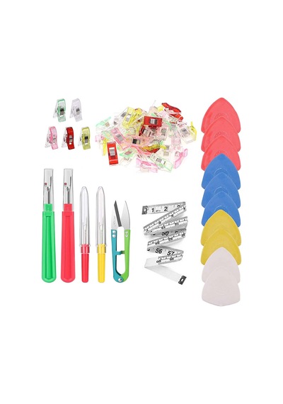 Dikiş Nakış Kumaş Kağıt Maşası Plastik Klips Mandal Çizgi Taşı