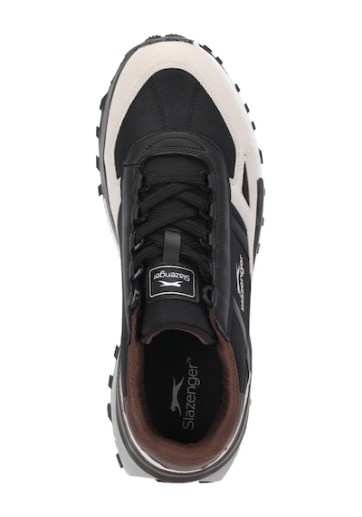 Slazenger Supernova I Erkek Siyah / Koyu Gri Günlük Spor Ayakkabısı Siyah - Gri