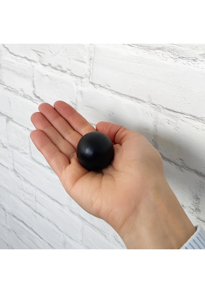 Sert Plastik Düğme Yuvarlak Top Mat Siyah Dolap Mobilya Mutfak Dolabı Çekmece Kulbu Kulpu Kulplar