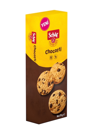 Schar Chocotti Glutensiz Damla Çikolatalı Kurabiye 70 G