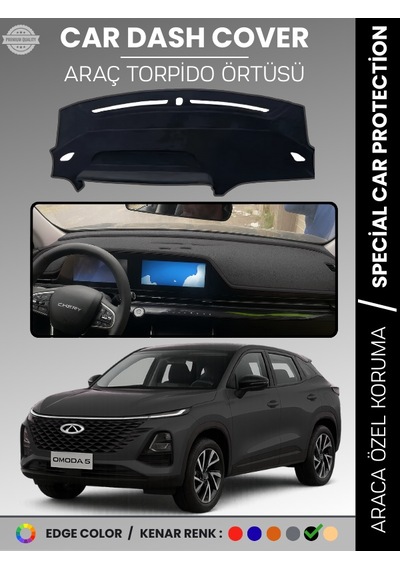 Chery Omada 5 2022-2025 Torpido Örtüsü Ön Göğüs Koruma Torpido Koruma Çatlamayı Engeller Tam Uyum - 902 Stiloto
