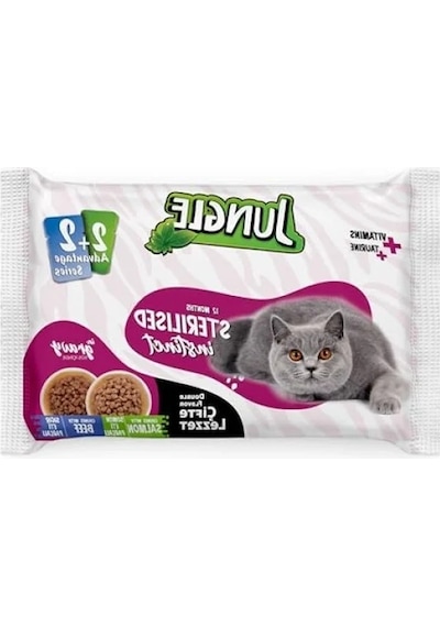 Çift Lezzetli Kedi Maması - Somon Ve Biftek 4 X 100 Gr 0.75 LT - 2.5 LT - 12 KG
