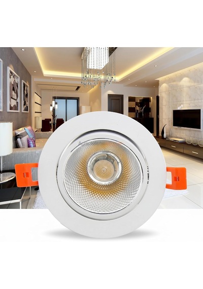 Akik 7w Beyaz Kasa Sıva Altı Spot Ct-5204g- 1 Adet 3200k Günışığı Diğer