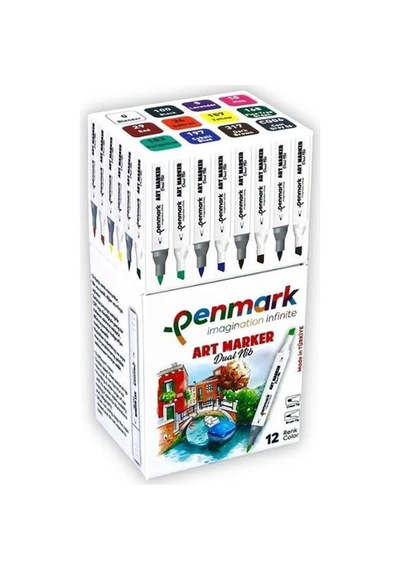 Penmark Marker's Art Brush Kalem 12'li Set