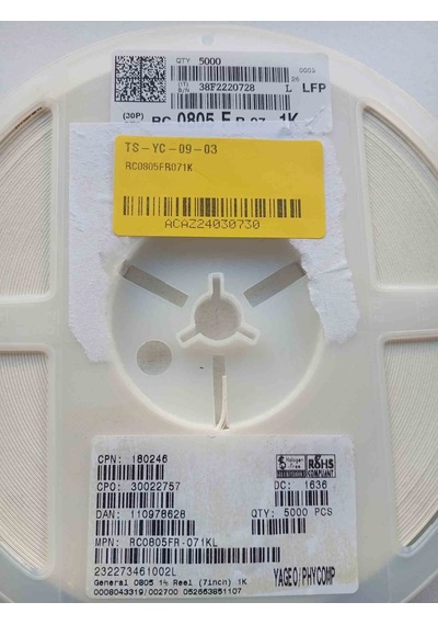 Rc0805fr071k 500 Adet