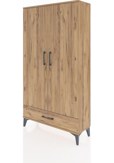 Arges Dolap 4 Raflı Tek Çekmeceli 2 Kapaklı 88x30x163 Çam-çam Çam Arges Dolap 4 Raflı Tek Çekmeceli 2 Kapaklı 88x30x163 Çam-çam Çam