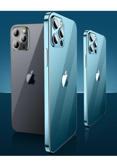 Apple Uyumlu iPhone 12 Pro Max Uyumlu Zore Blok Kılıf-renksiz Renksiz -