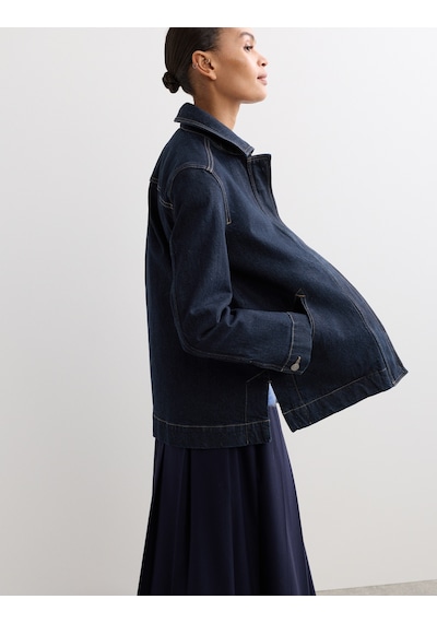 Marks & Spencer Denim Trucker Ceket Lacivert