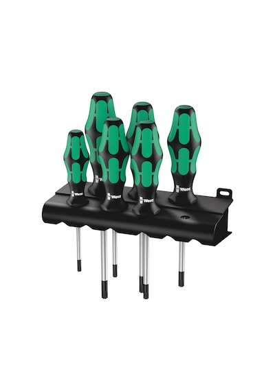 Wera 367/6 Tornavida Seti Kraftform Plus Torx + Raf, 6 Parça, 050