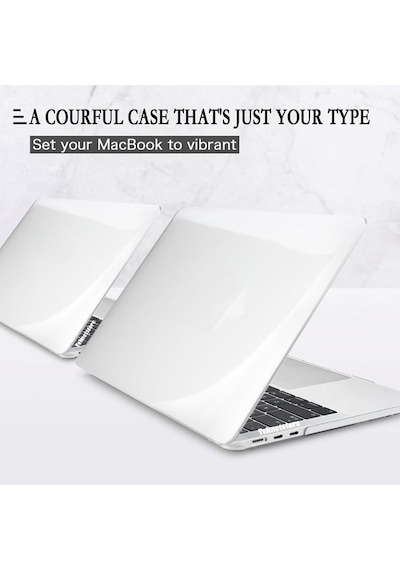 Apple Uyumlu MacBook Air 13 A1932 2018 A2179 2020 Kristal Kapak Koruma Kılıf Tam
