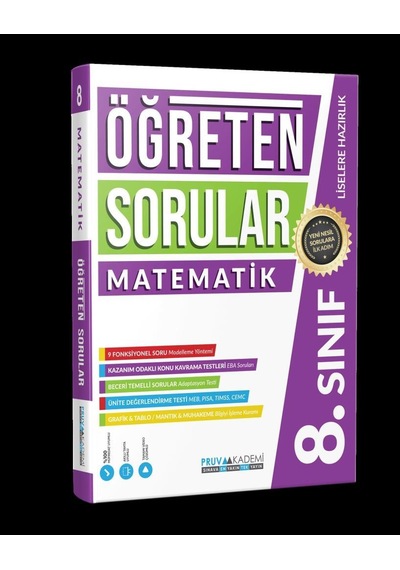 8. Sınıf Matematik Öğreten Sorular- Pruva Akademi