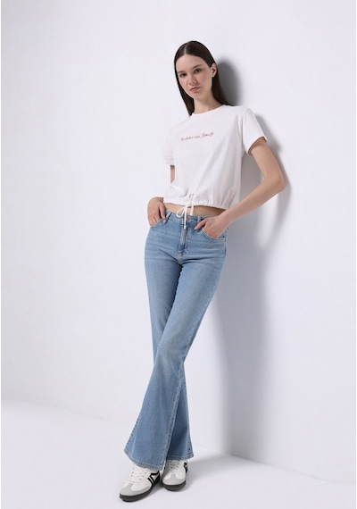 Colin's Colins Regular Fit Orta Bel Bootcut Kadın İndigo Jean Pantolon Cl1074864 Q1.v1 Dn44294 Yeşil