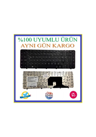 Asya.Depo HP Uyumlu 606747-141 Klavye Tuş Takımı Tr