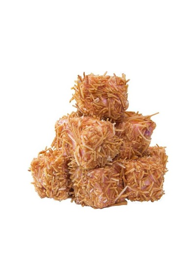 Kadayıf Kaplı Güllü Fındıklı Lokum 250gr %100 Pancar Şekeri - 886782055