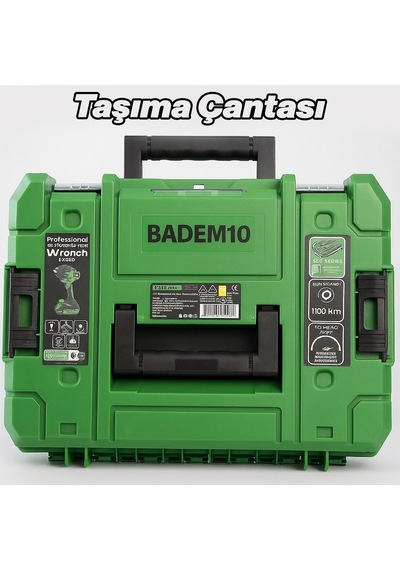 Akülü Somun Sıkma Makinesi 1100nm 21v 4.0ah Darbeli Güçlü Matkap Lokma Sökme Makinesi