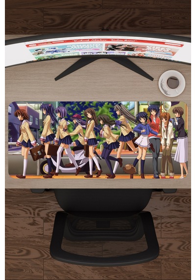 Clannad After Story Anime V4 - 70x30 Xl Gaming Kauçuk Kaymaz Taban Mouse Pad Fare Altlığı