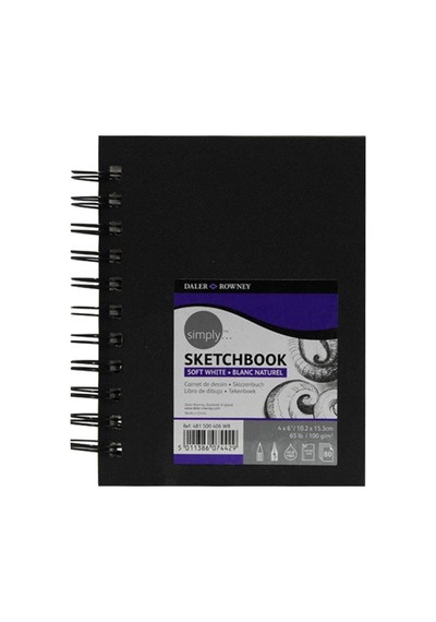 Daler Rowney Simply Sketchbook Eskiz Blok - 10.2X15.3Mm - 100Gr -