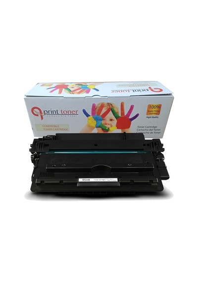 Qprint Toner Hp 14x Cf214x Uyumlu Toner Yüksek Kapasiteli M712 M725 17500 Sayfa