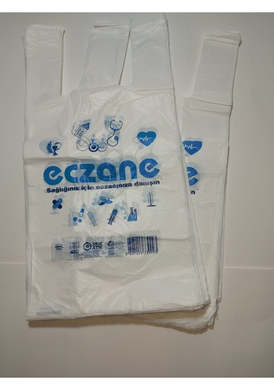 Hışır Atlet Çanta Eczane Baskılı Orta Boy