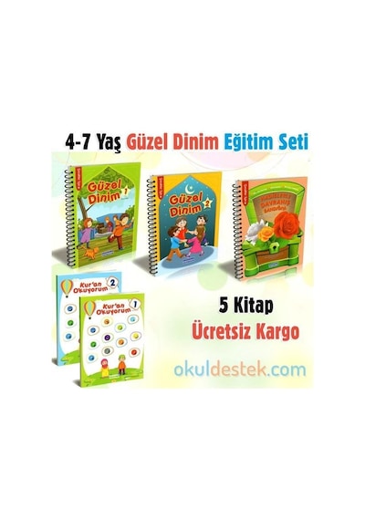 4-7 Yaş Güzel Dinim Eğitim Seti