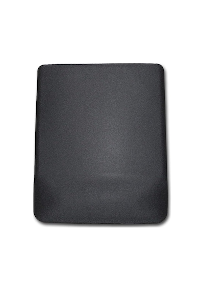 Lunatic Kare Siyah Bilek Destekli Mouse Pad Ergonomik Kaymaz Taban Oyun Ve Ofis İçin Fare Altlığı Suya Tere Dayanık
