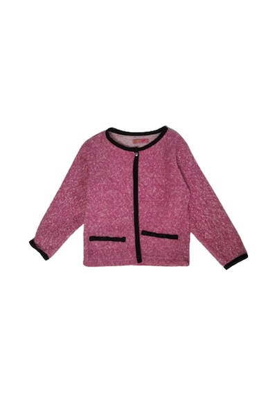 Kız Çocuk Ceket Pembe Kırçıllı Pamuklu 103