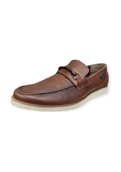 Pepita 4120 Tokalı Loafer Deri Erkek Ayakkabı Siyah