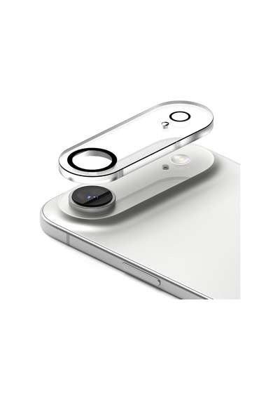 Apple Uyumlu iPhone 17 Air - 9h Temperli Cam Lens Koruma Komple Kamera Koruması Tek Parça - -