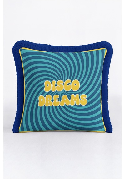 Retro Disko Dreams Saçaklı Yastık Kılıfı - Enerjik Pop Art Turkuaz Lacivert Püsküllü Kırlent Kılıfı Sakin Vadi Halo Retro Disko Dreams Saçaklı Yastık Kılıfı - Enerjik Pop Art Turkuaz Lacivert Püsküllü Kırlent Kılıfı Sakin Vadi Halo