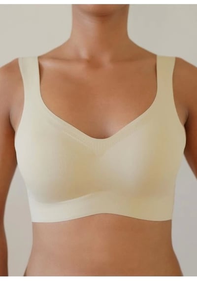 F.K Fk Lazer Kesim Pedli Seamless Bralet Sütyen-ten Ten