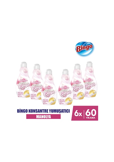 Soft Konsantre Çamaşır Yumuşatıcısı Manolya 1440 Ml X 6 Adet Diğer
