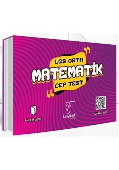 LGS Orta Matematik Cep Test- Karekök Eğitim Yayın