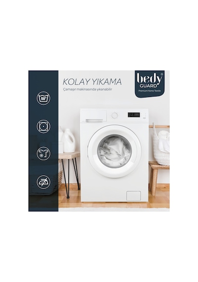 Multı Soft Ped 4 Lü Yıkanabilir Hasta Altı, Bebek Altı Emici 5 Katlı Ped Kanatlı 70 90cm