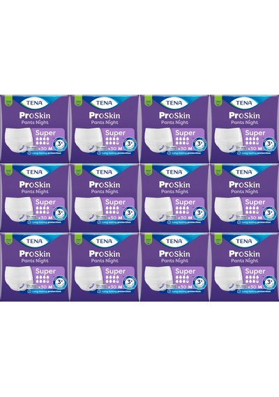 Tena Proskin Pants Süper Night Gece Emici Külot Bezi M 360 Adet