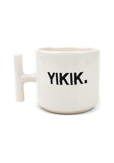Yıkık Tasarım T Kupa Beyaz