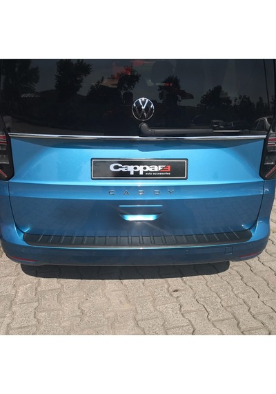 Volkswagen Caddy 2021- Yılı Ve Sonrası Uyumlu Arka Tampon Eşiği Mat