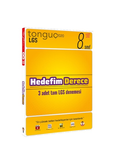 Hedefim Derece 3 Adet Lgs Denemesi Tonguç Yayınları