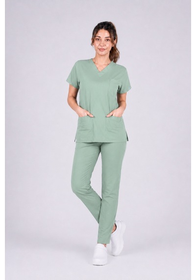 Üniforma Çağla Yeşili Hemşire Ve Doktor Forması Scrubs Takımı Likralı Alt Üst Üniforma Unisex Yarasa Kol Üniforma Çağla Yeşili Hemşire Ve Doktor Forması Scrubs Takımı Likralı Alt Üst Üniforma Unisex Yarasa Kol