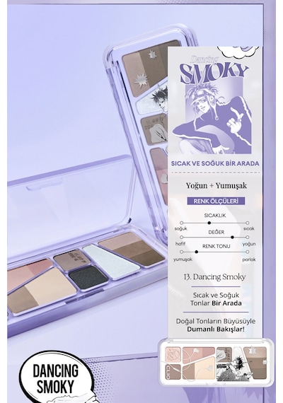 Clio Pro Eye Palette Air 13 Dancing Smoky